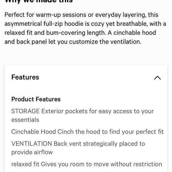 Lululemon In orbit Jacket. Grey. Size 8. - Picture 7 of 11